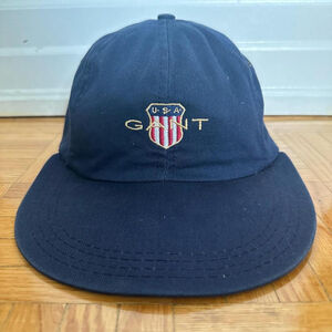 Vintage 90s Gant USA duck bill cap hat strap back